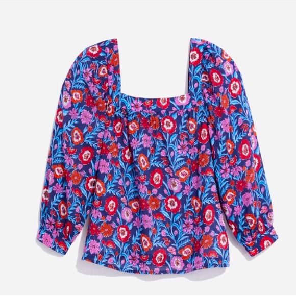 Vineyard Vines Multicolor Floral Blouse Plus Size 2X - Picture 1 of 9